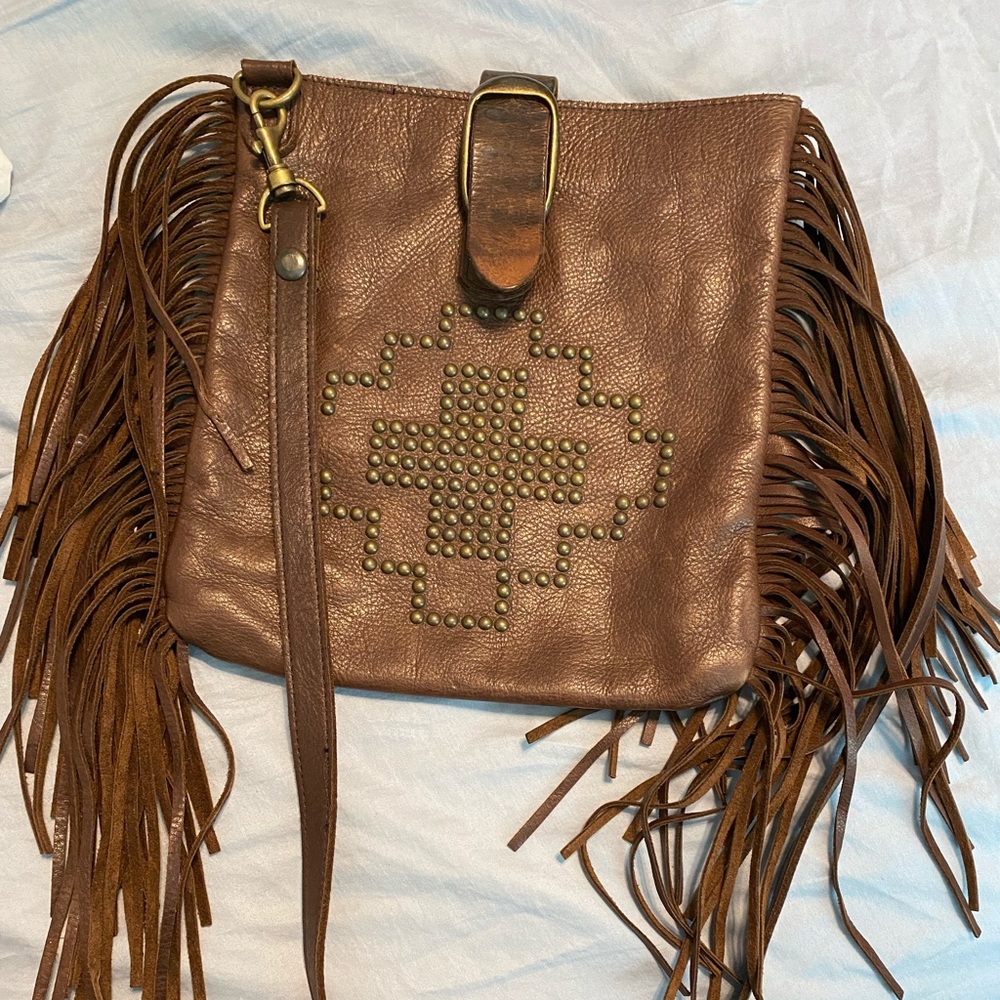 McFadin leather crossbody purse